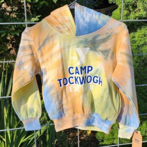 Youth Tie-Dye Crop Hoodie